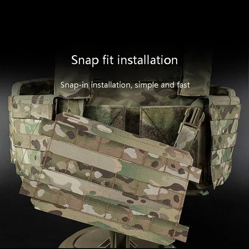 HS Style Thorax MOLLE Placard Chest Rig Tactical Vest Plate Carrier Front Flap Panel LV119 Mission Expansion Hunting Airsoft