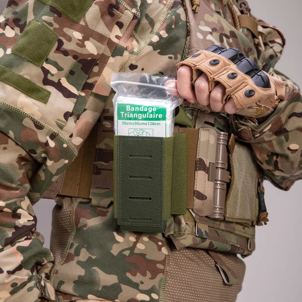 Tactical Tourniquet Pouch IFAK TQ Bag Molle System Quick Access Pouch Outdoor & Survival Use for for CAT GEN 7 or Older