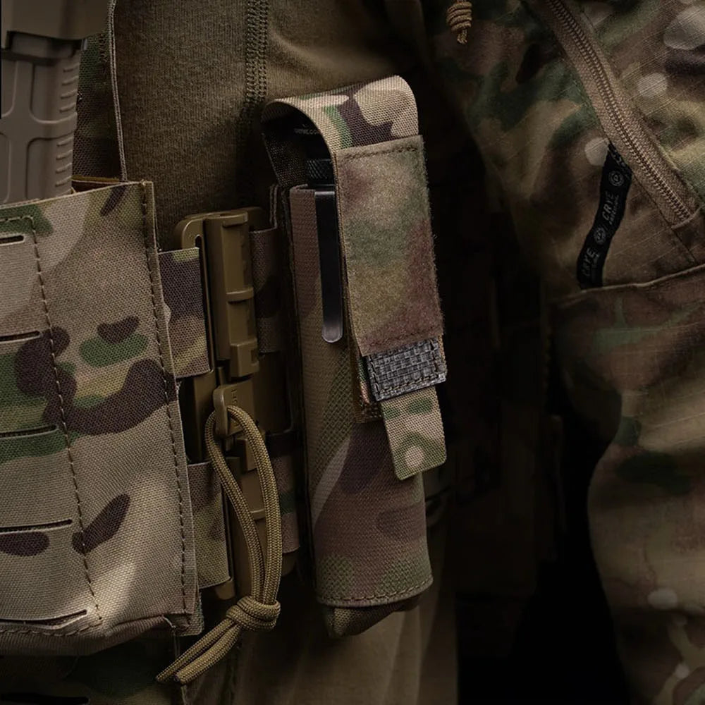 Tactical Tools Pouch MOLLE Outdoor Camping Hunting Flashlight Storage Bag Airsoft Vest Plate Carrier Portable Waist Belt Bag