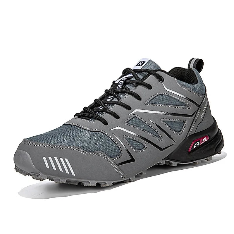 Men's Hiking Shoes All-terrain Sports Shoes Waterproof Non-slip Hiking Shoes Camping Shoes Hunting Tactical Boots Men's Bicycles