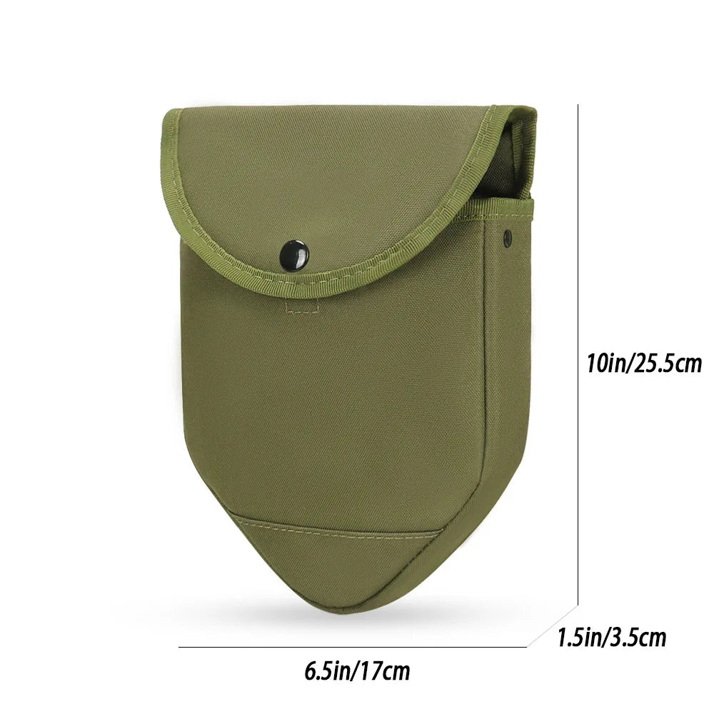 Tactical MOLLE Shovel Pouch Folding Shovel Replacement Case Bag Cover Nylon Protective Carry Bag for Hunting Hiking Camping