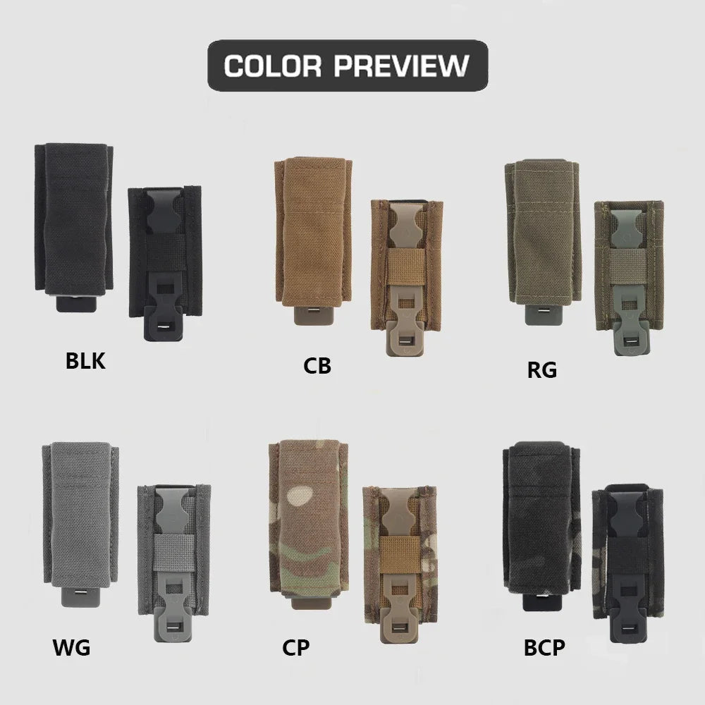 Hunting pistol magazine bag FAST 9mm single Mag bag double Mag hunting air gun holder with nylon support clip