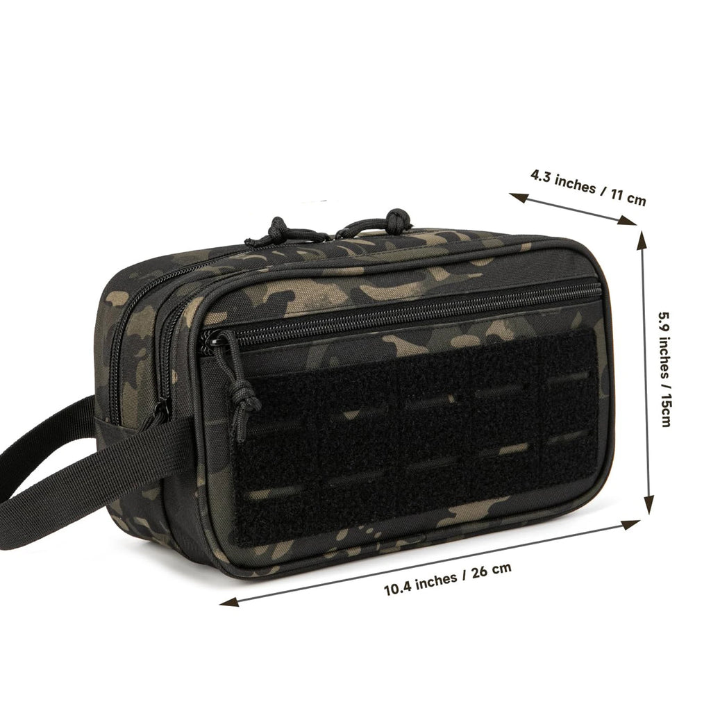 Men's Toiletry Bag Modular Accessory Bag EDC Small Bag Waterproof Compartment with Small Dopp, Shower Supplies and Hygiene Produ