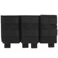 Tactical Medium FAST 5.56 Triple Mag Pouch Molle System with Kydex Clamps for Plate Carrier Airsoft M4 AR15 MAG Pouches