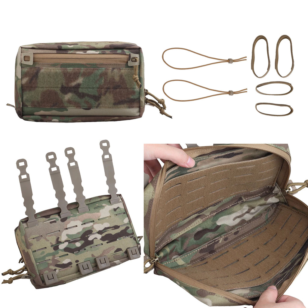 POSEIDON DEFENSE ATTACKER Horizontal First Aid Kit Bag IFAK Pouch Molle Pouch with fixing Internal Straps