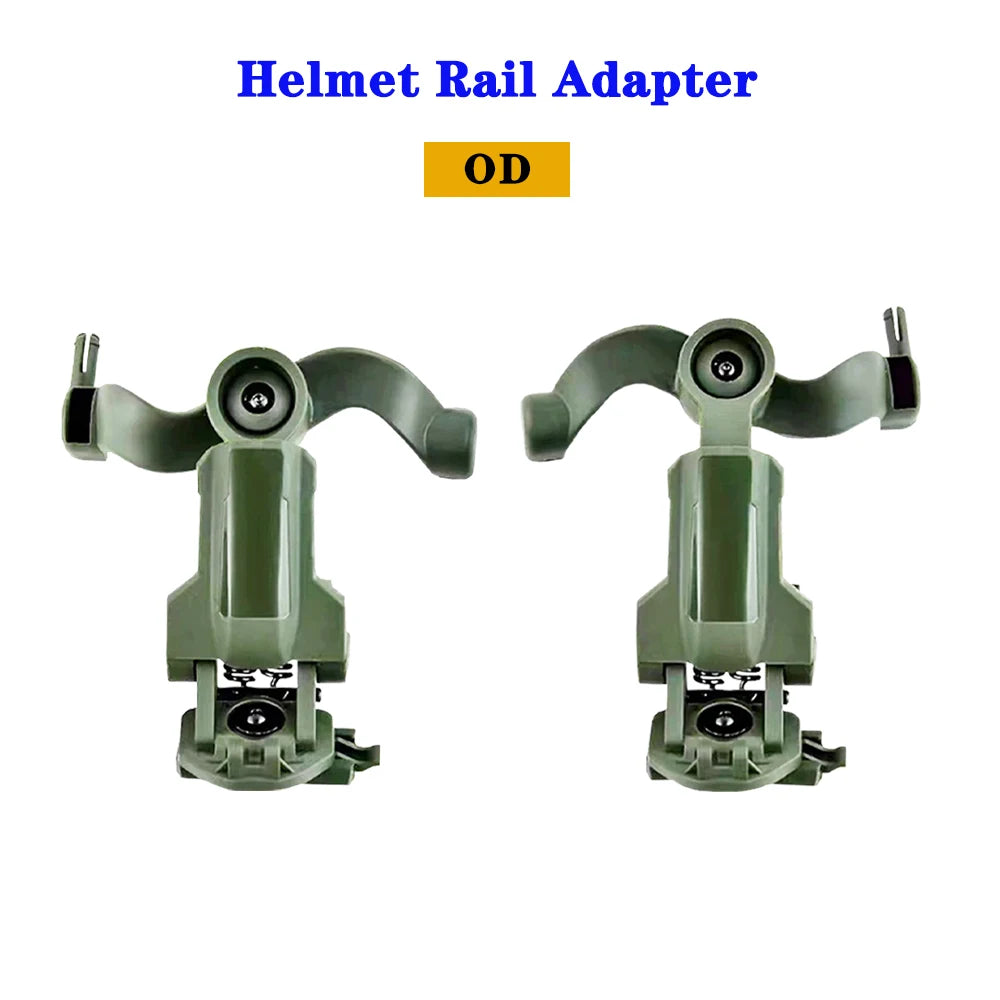Helmet Headset Mount Tactical Earmuffs Holder 360 Degree Rotating，for EARMOR M31,M32,M32H/Walker's Razor/Howard Leight Honeywell