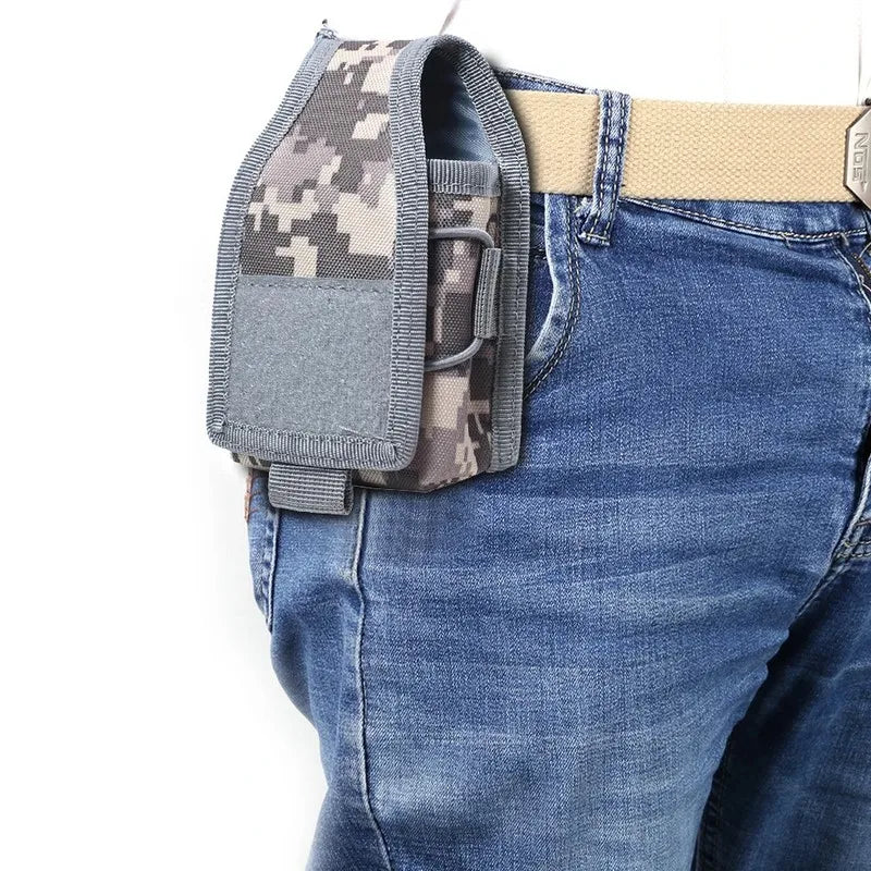 Portable Outdoor Walkie Talkie Pouch Tactical Oxford Molle Radio Pouch Holder Pocket Hunting Sports Waist Bag Interphone Holster