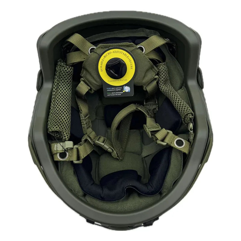 FAST Wendy Suspension Helmet, ACH High-Top Helmet, High-Quality Helmet, Made from Aramid Material