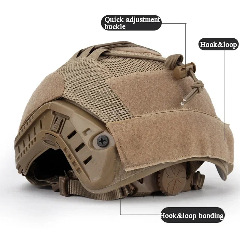 Tactical Helmet Cover for Fast Helmets Accessories Airsoft Paintball Hunting Shooting CS Game