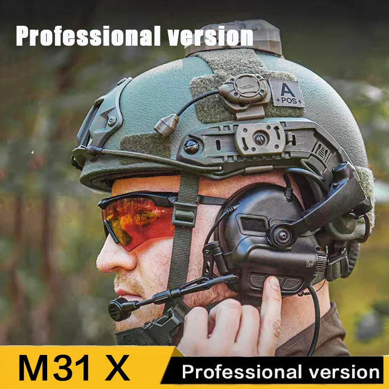 EARMOR - Tactical headphones, combat air gun shooting earmuffs, professional version electronic shooting earmuffs