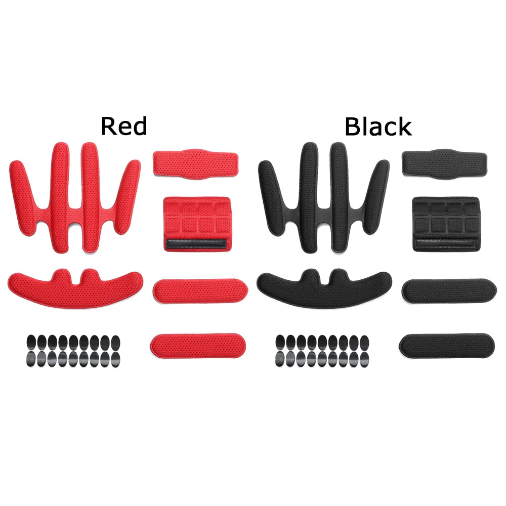 24 Pcs/Set Universal Helmet Inner Padding Kits Replacement Sealed Sponge for Motorcycle Bicycle Cycling Foam Protection Pads Set