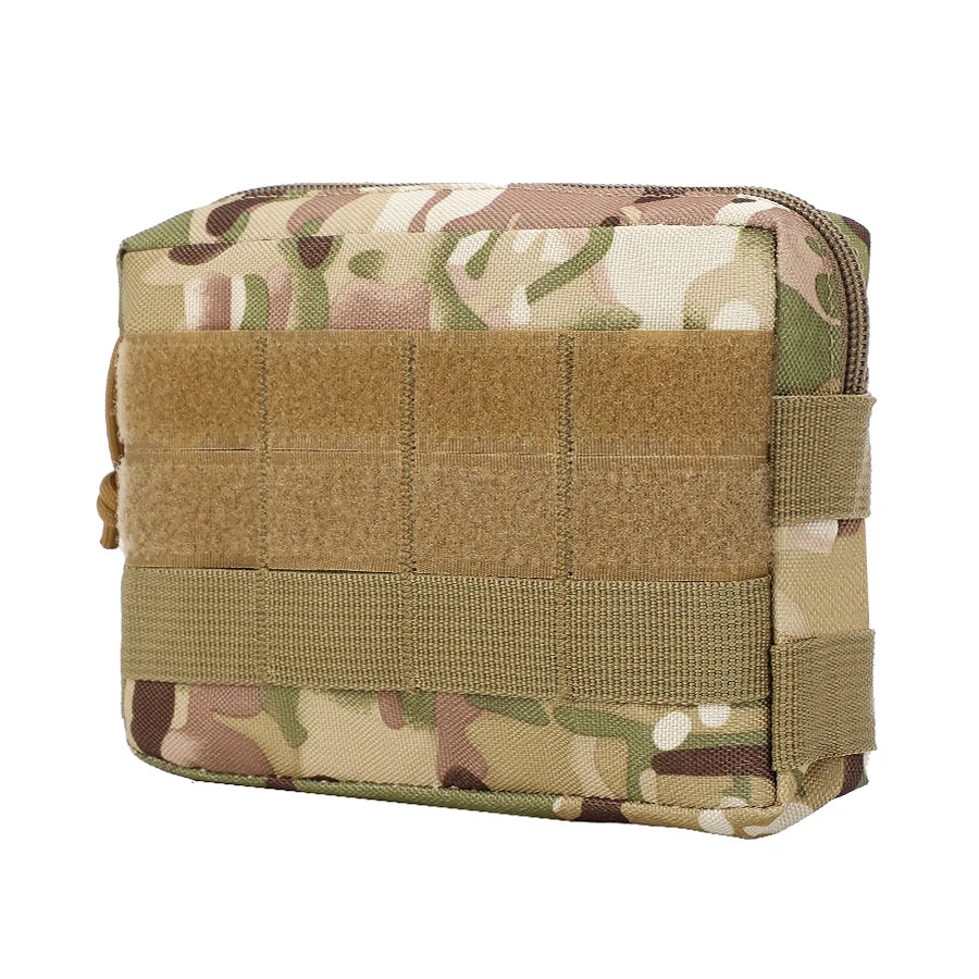 Metal buckle suspension system outdoor EDC tool kit accessory kit Molle waist bag can be hung on top of hunting vest backpack