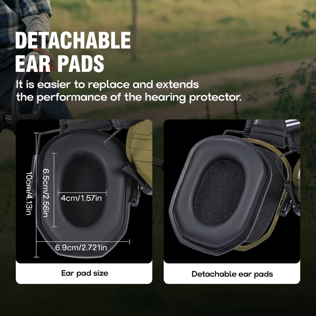 Earmuffs Shooting Ear Protector Hear Protection Passive Muffs Safety Noise Reduction Cancelling Headphone NRR26db