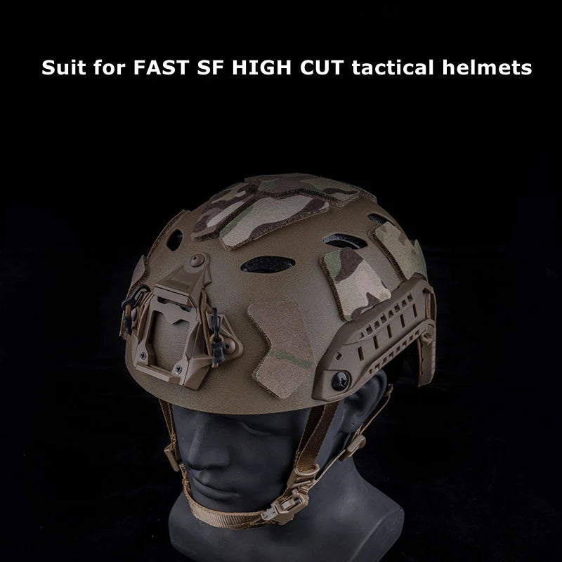 Tactical FAST Helmet Camouflage Patches for SF High Cut Hoop and Look Helmets Accessories Fastener Sticker