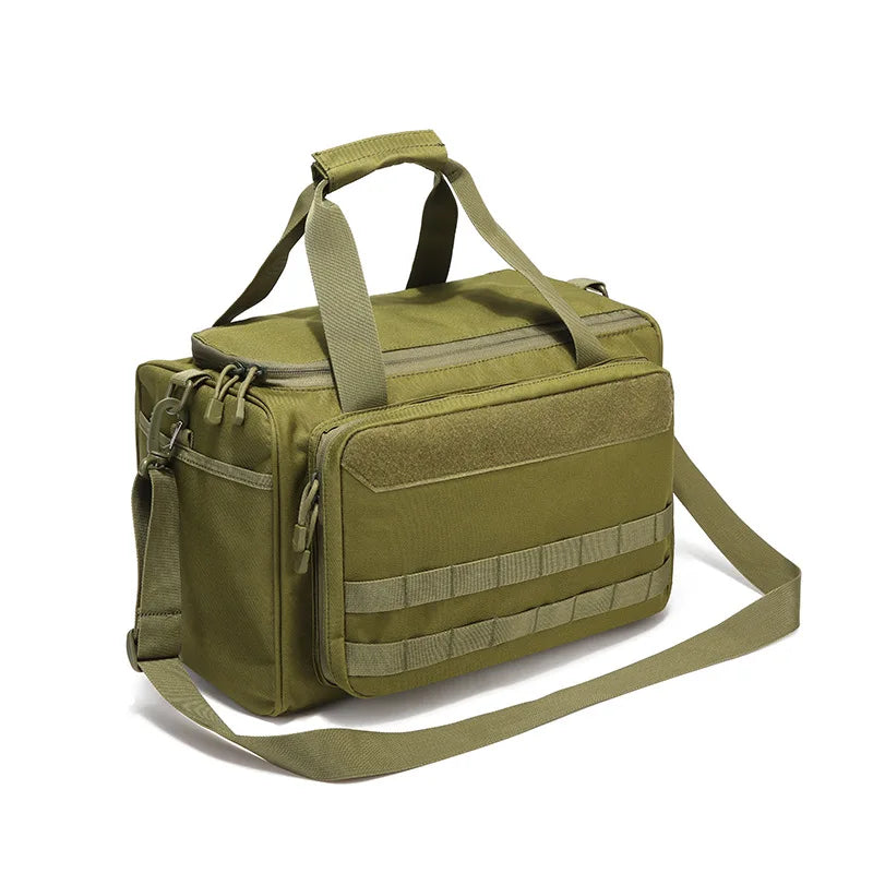 600D Waterproof Air Gun Shooting Storage Bag Tactical Range Sling Molle System Hunting Accessories Tool Bag