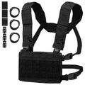 Tactical Modular Chest Rig MK5 Molle System Mag Pouch Front Flap Airsoft Hunting Lightweight Adjustable Gear