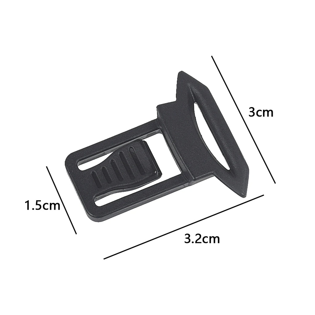 Helmet Goggle Swivel Clips Set for Helmet Side Set Helmet Mount Helmet Accessories PlasticMaterial Installation Helmet Side Rail