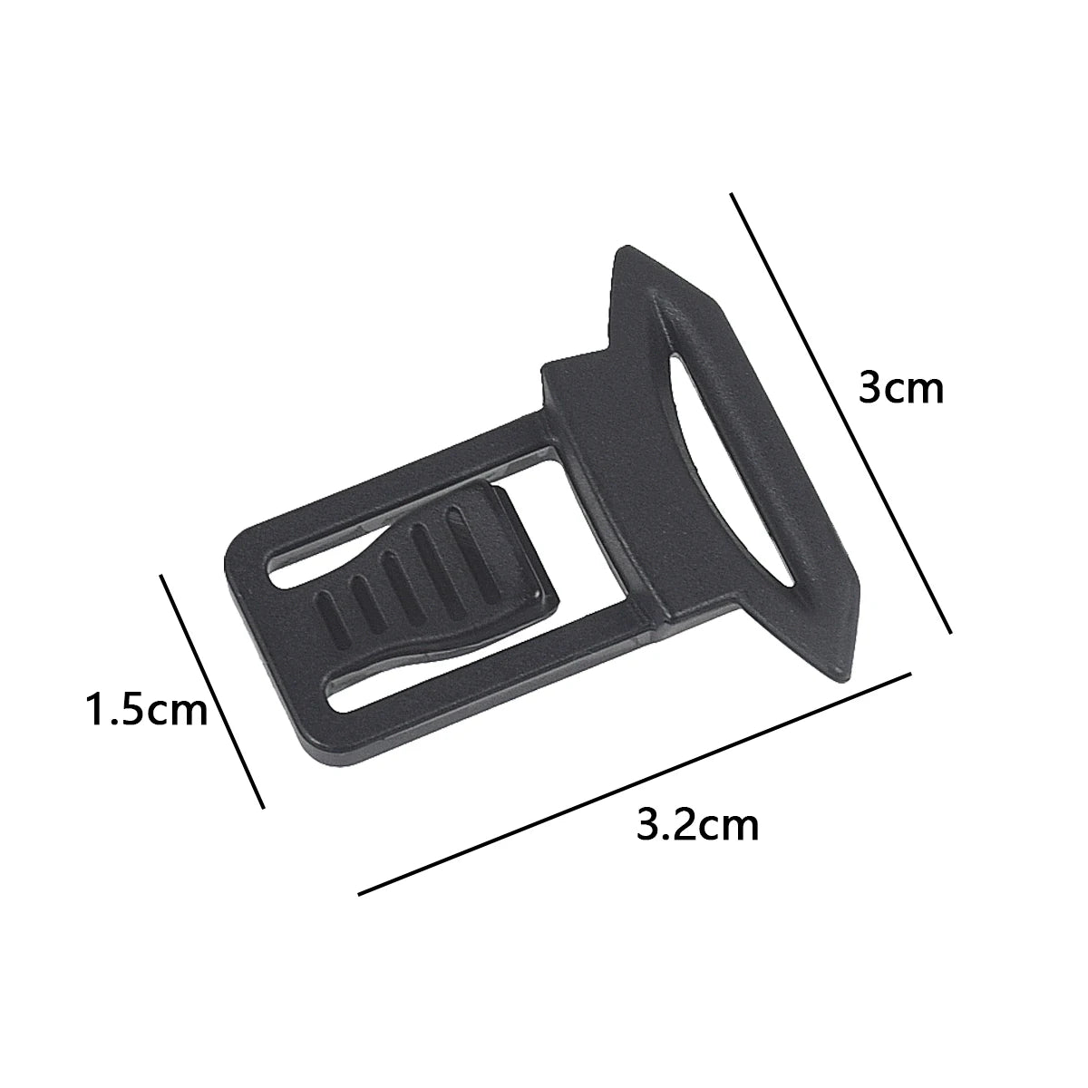 Helmet Goggle Swivel Clips Set for Helmet Side Set Helmet Mount Helmet Accessories PlasticMaterial Installation Helmet Side Rail