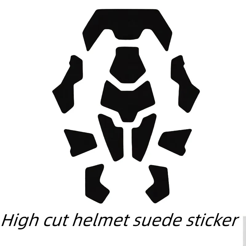 Outdoor Hunting high top helmet suede sticker patch hook and loop sticker FAST helmet accessories