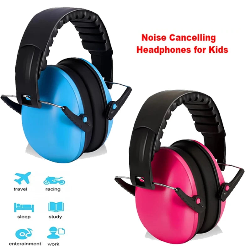 Ears Protection Anti Noise Child Earmuffs Sleep Ear Stretcher Headphones Sleeping Earplugs For 3-15 Years-Old  Childrens