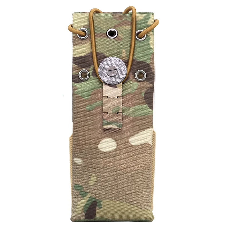 Universal Radio Pouch for MPU5/PRC163/152/148 Walkie Talkies MOLLE Compatible Lightweight Carrier Vest Waist Mount Airsoft Field