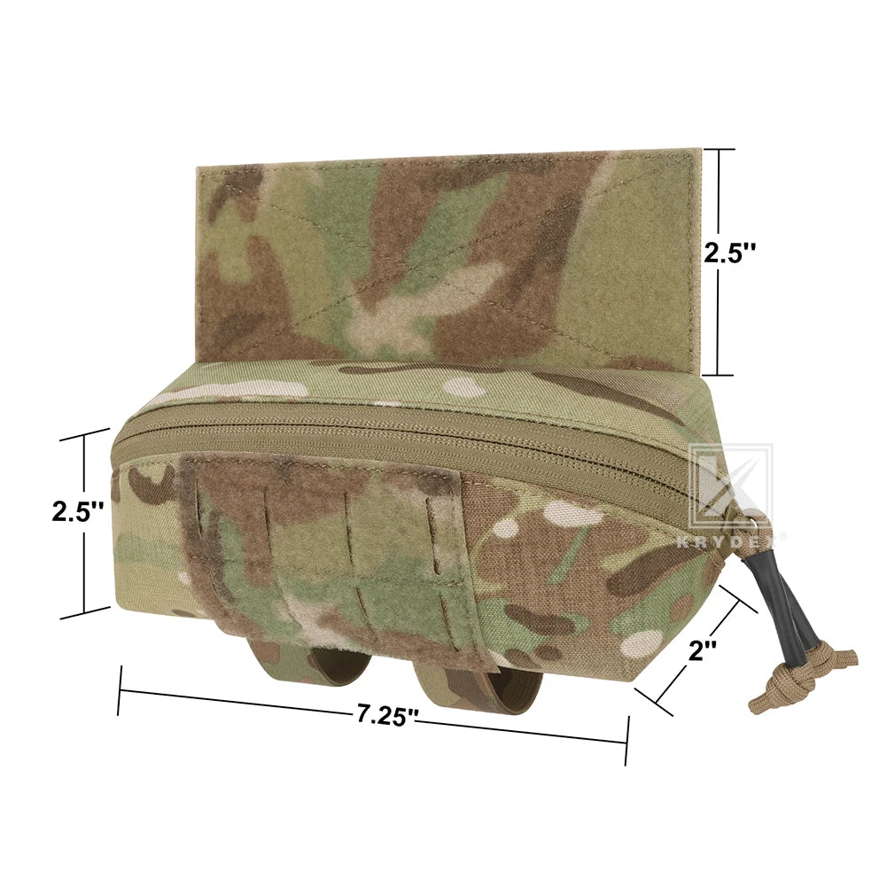 KRYDEX Tactical Mini Dangler Dump Drop Pouch Fanny Pack Tool Storage Bag for JPC CPC LBT D3CR MK3 MK4 Chest Rig Vest Accessories