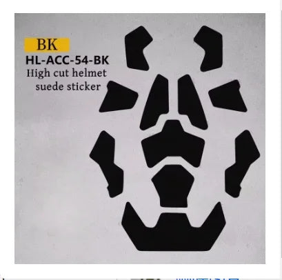Outdoor Hunting high top helmet suede sticker patch hook and loop sticker FAST helmet accessories