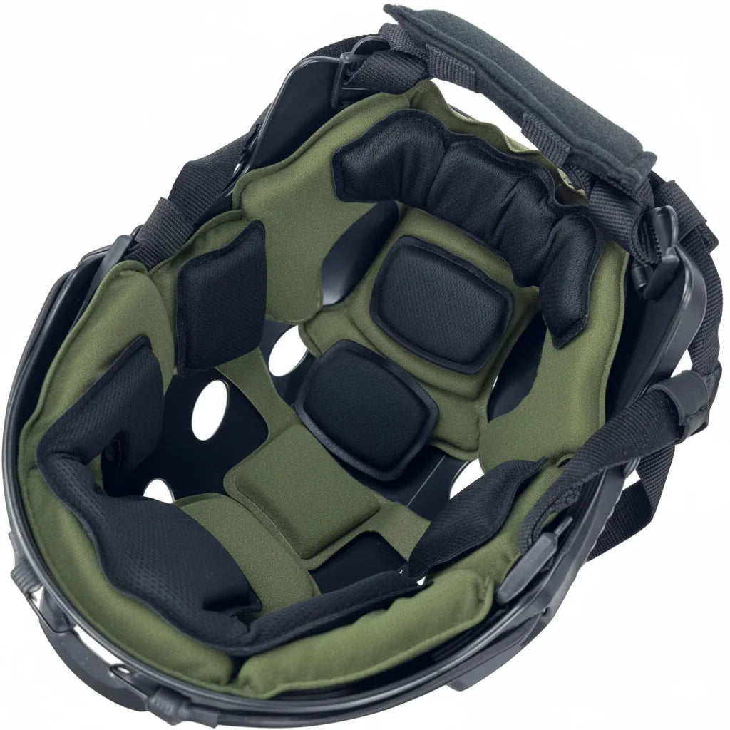 Universal Tactical Helmet Memory Foam Pad Set – Protective Cushion Inserts for FAST/MICH/ACH/USMC/PASGT Helmets