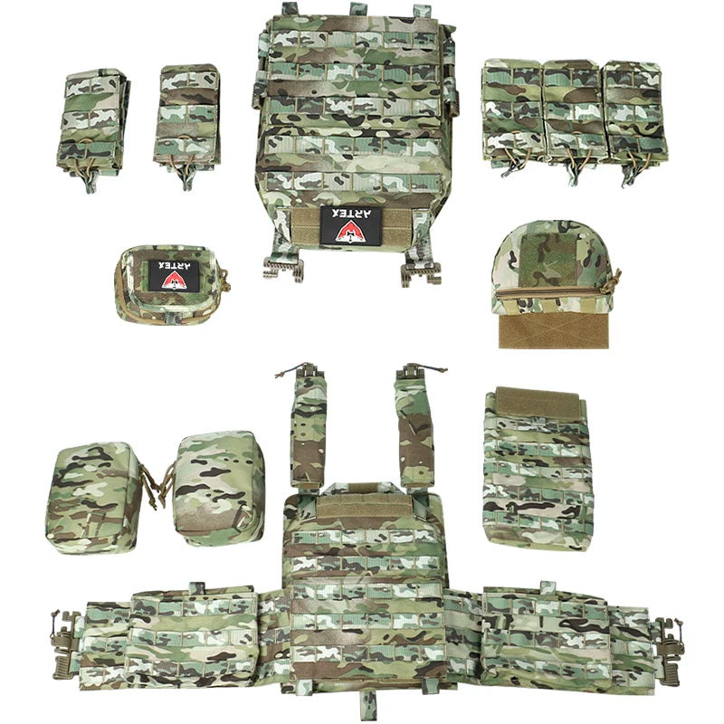 Artex Tactical Vest Is Equipped With Multiple Accessory Packs And An Expandable MOLLE System Can Be Quick Release Hunting Vest