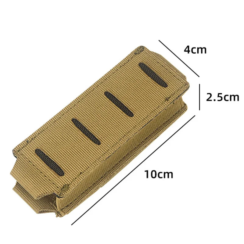 9MM Tactical Magazine Pouch 45APC 1000D Pullable Quick-pull Sleeve Pistol Mag Bag Holster Multi-functional Molle Accessory Bag