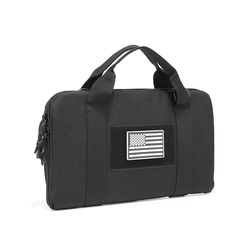 Tactical Pistol Gun Carry Bag Case for Universal Handgun Shockproof Padded Magazine Pouch Universal Handgun Bag