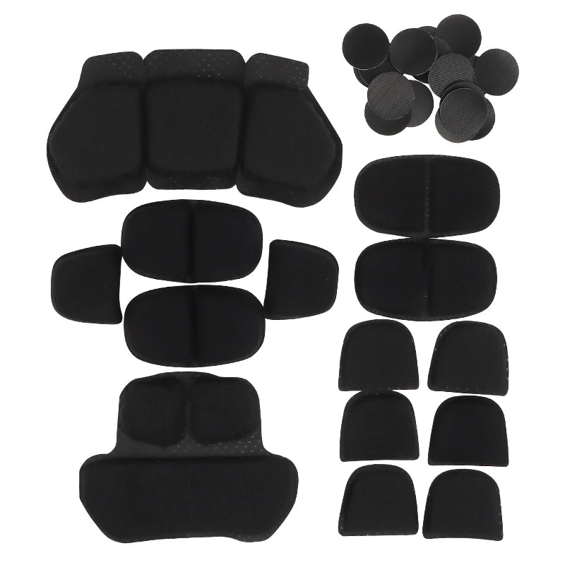 Tactical Helmet Lining Cotton Pad Kits Soft Breathable Protective Pad Memory Foam Pads M-LOCK Fast High Cut Helmet Gear