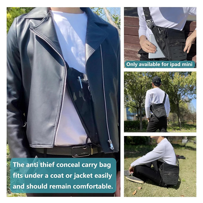 Sports Personal Anti-theft Crossbody Bag Sports Running Invisible Wallet Leisure Multi-functional Anti-splash Men's Chest Bag