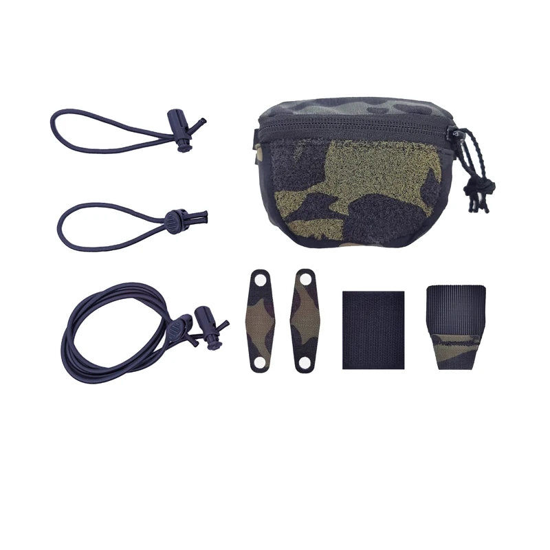 Tactical Helmet Pouch Night Vision Battery Box Rear Counterweight Pouch Helmet Mounted SC Style Helmet Storage Tools Storage Bag