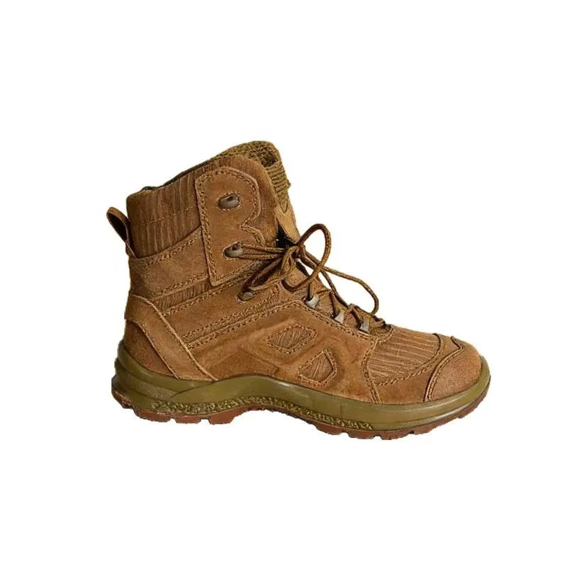 Men Tactical Combat Boots High top Outdoor Hiking Mountaineering Trekking Shoes Training Ankle Boots Male Sneakers 46