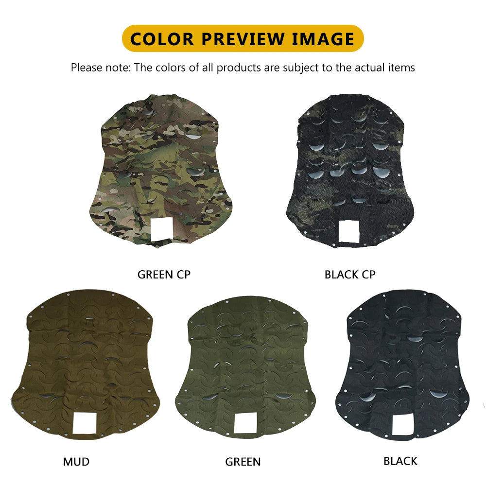 BOOIU Tactical Helmet Cover Leaf Shape Laser Cut Nylon 3D Camo Airsoft Helmet Cloth Paratrooper Helmet Accessories