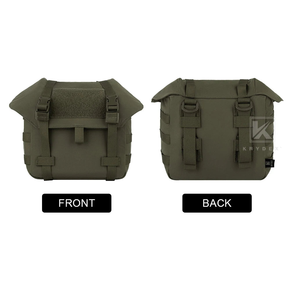 KRYDEX Tactical Jungle Butt Pouch MOLLE Waist Pack Suspender Bag for Hunting Hiking Bushcraft Camping Outdoor Range Gear