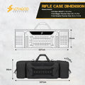 VOTAGOO 36/42in Tactical Equipment Bag Large Capacity Backpack Outdoor CS Field Long Gun Storage Fishing Gear Bag
