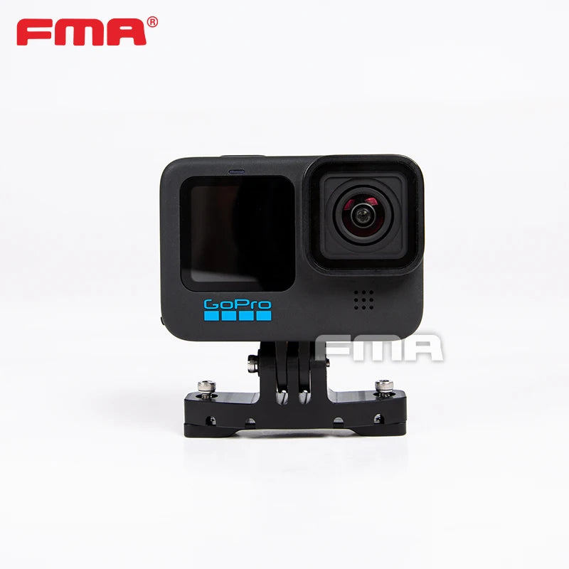 FMA Action Camera Mount for F1/F5 Helmets - Six-Point Fixation for Stability and No Shaking