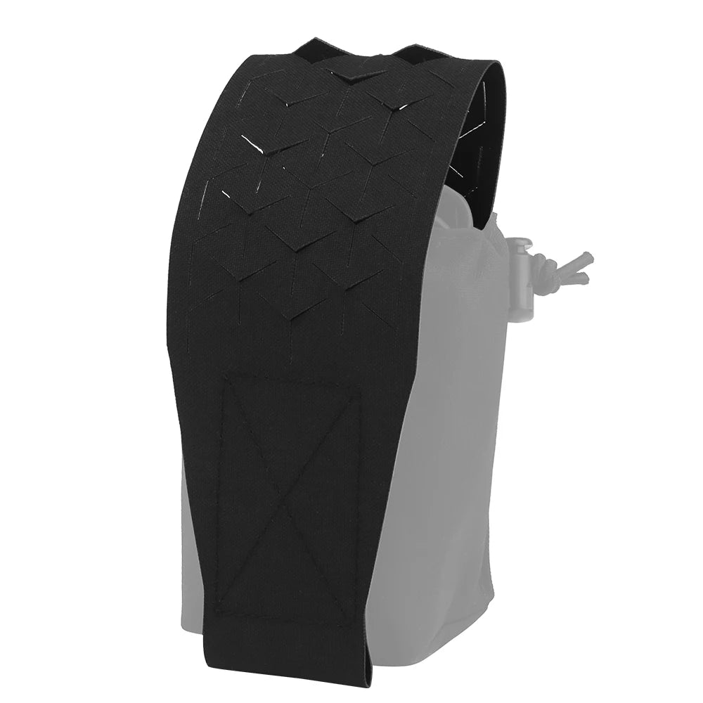 Laser-Cut Graphics Chest Rig with Fixed Flap angolin-Style Mount MOLLE-Compatible Plate Carrier Accessory for Outdoor Sports