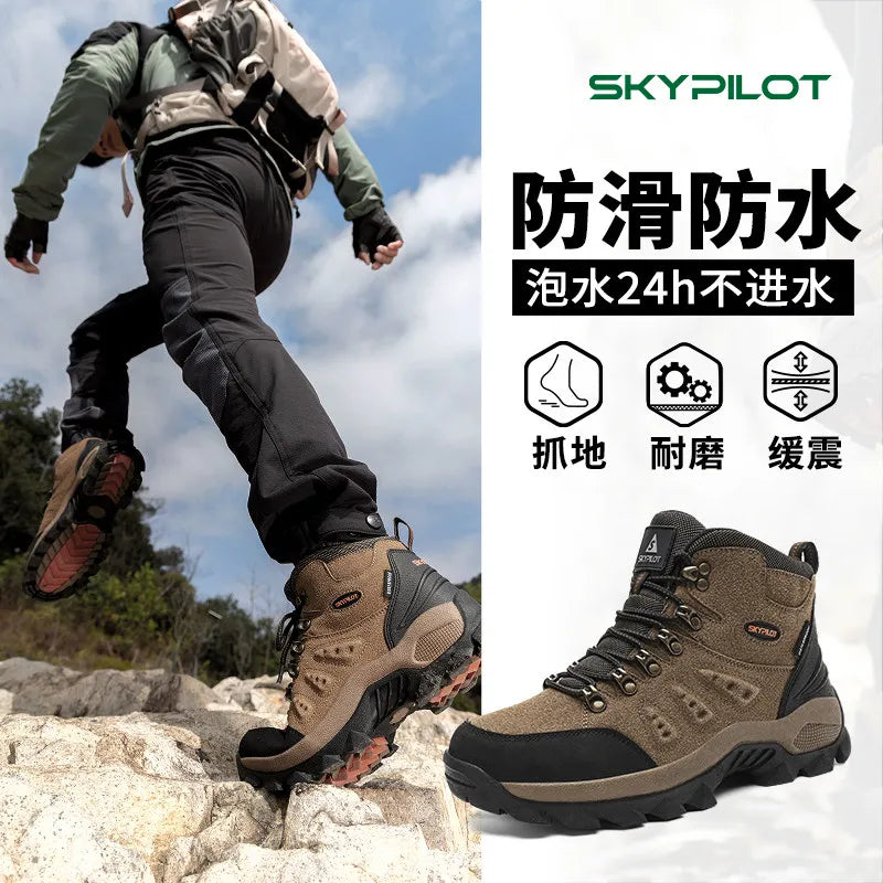 Skypilot Hiking Shoes Menwaterproof Climbing Camping Hunting Boots Outdoor Mountain Trekking Sneaker Tactical Wakling snow shoes