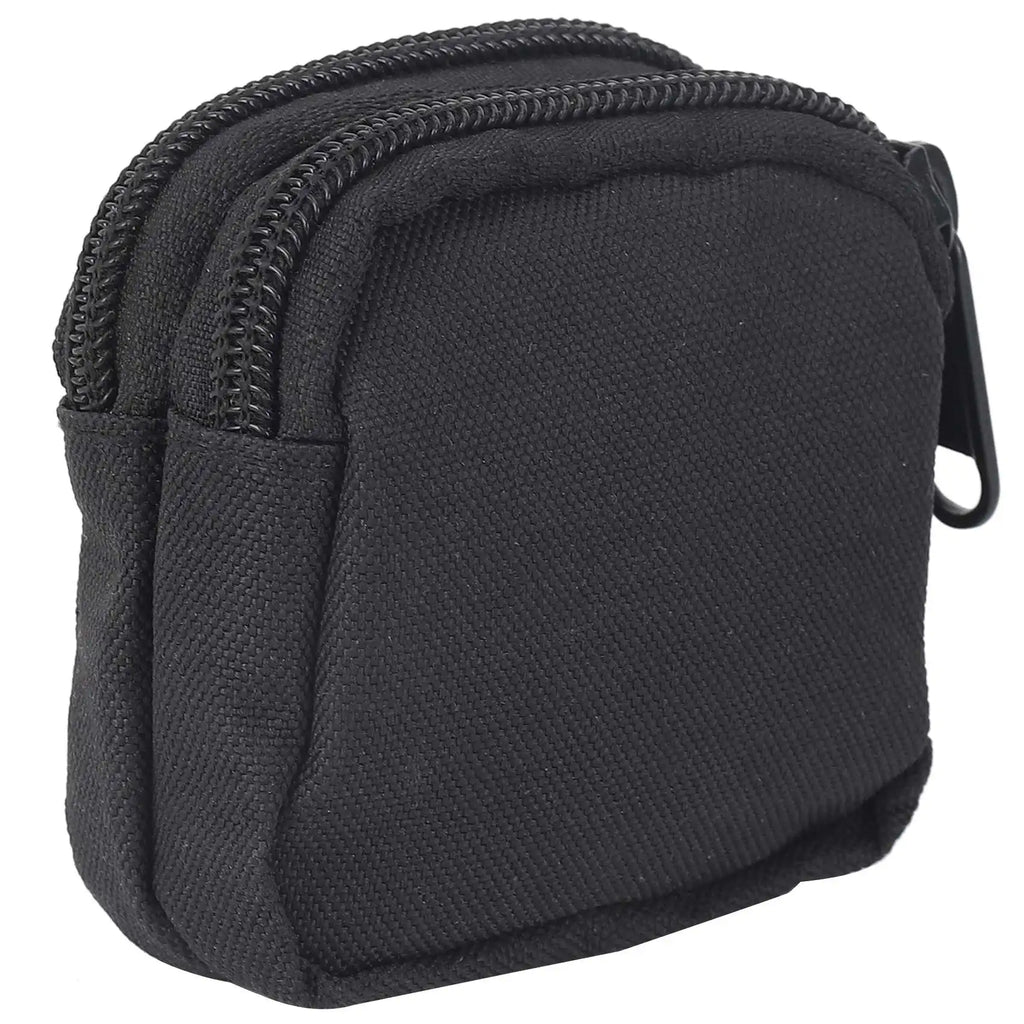 Small Outdoor Pouch,Mini Purse Organizer Army Molle Gear(Waterproof)(Dual Layer Pockets) Nylon EDC Utility Gadget Outdoor Waist