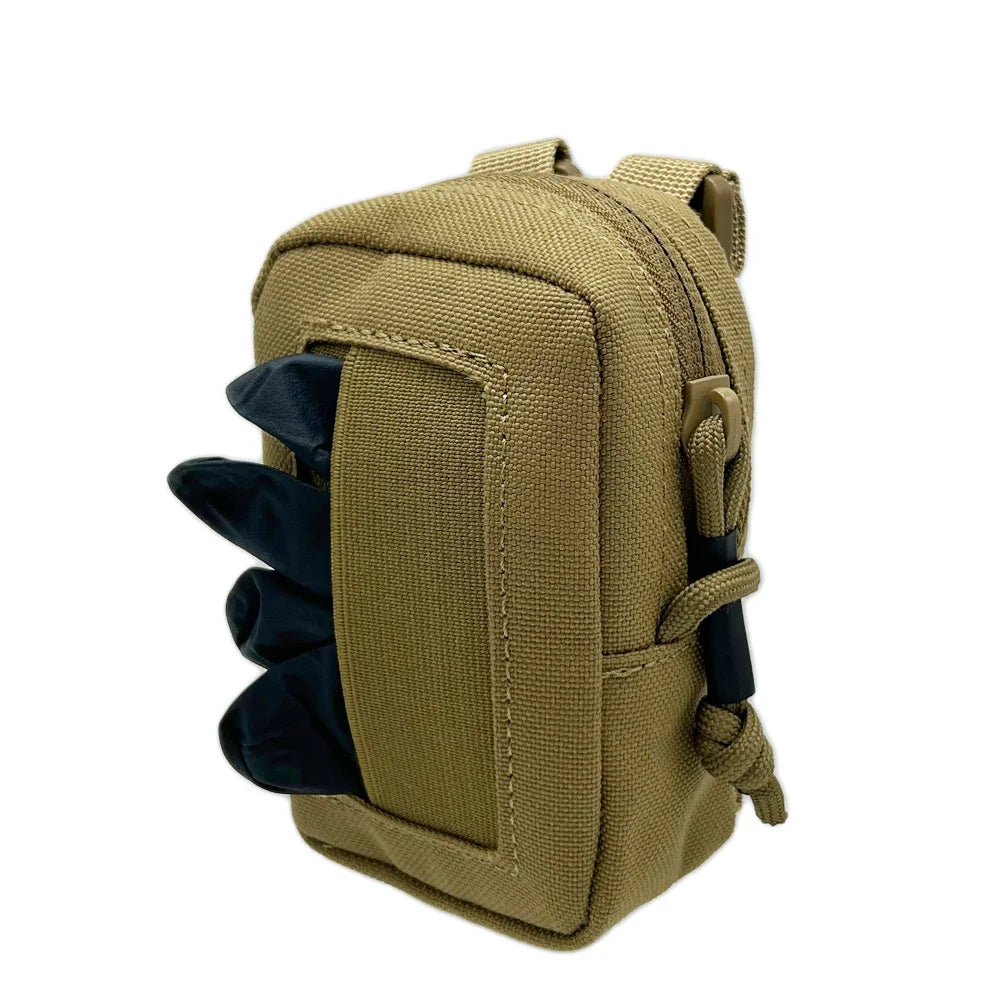 Latex Disposable Glove Pouch Nylon Duty Belt Gloves Pouch EMT Bag Molle Accessory Pouch Tactical Hunting Bag Accessories