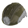 Tactical Helmet Cover 4th Gen for FAST Helmet Ops-Core High-Cut Helmets Cloth with Elastic Fixed Rope Camo Style