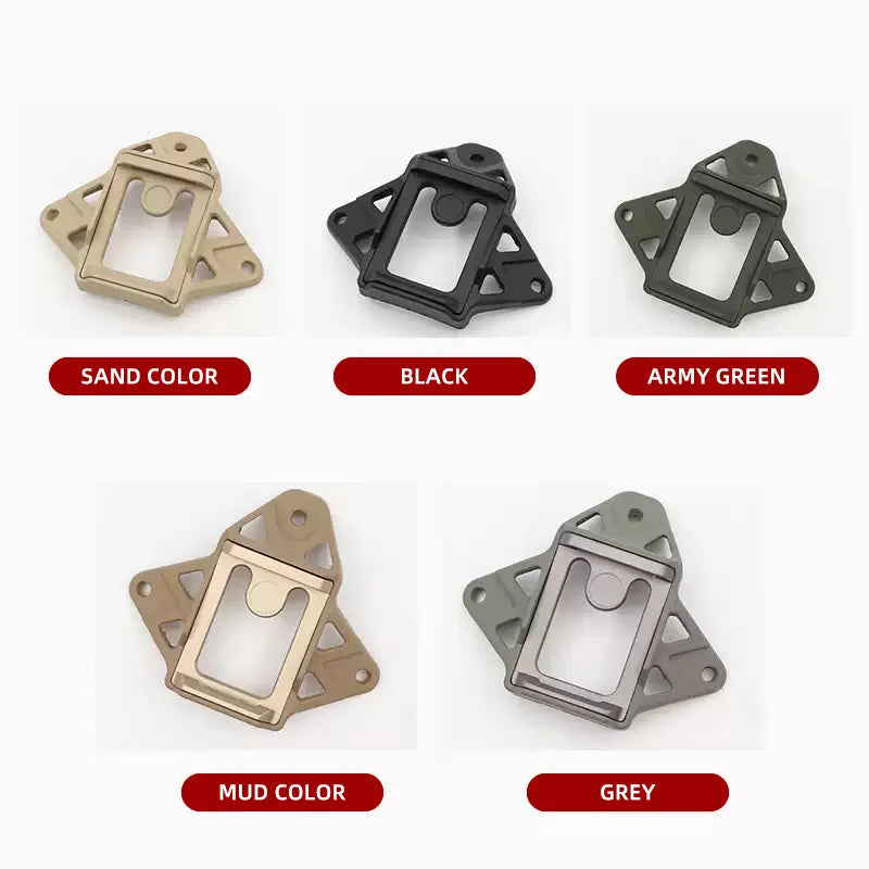 Wendy Gen 1 Alloy NVG Mount & Cuttlefish Rail - Universal Fit for All Tactical Helmets | Military-Style Civilian Accessory