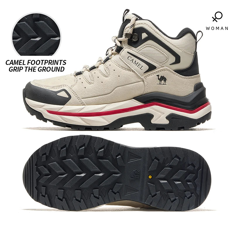 Golden Camel Outdoor High-top Hiking Shoes 2026 Winter Men Women Wear-resistant Non-slip Climbing Boots Thick-soled Sports Shoes