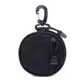 Modular Outdoor Utility Pouch | Small Round MOLLE Compatible Bag | For Hunting Exploration Gear