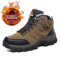 Winter Plush Warm Men's Boots Comfortable Non-slip Hiking Walking Boots Men's Outdoor Hunting Tactical Sports Men's Snow Boots