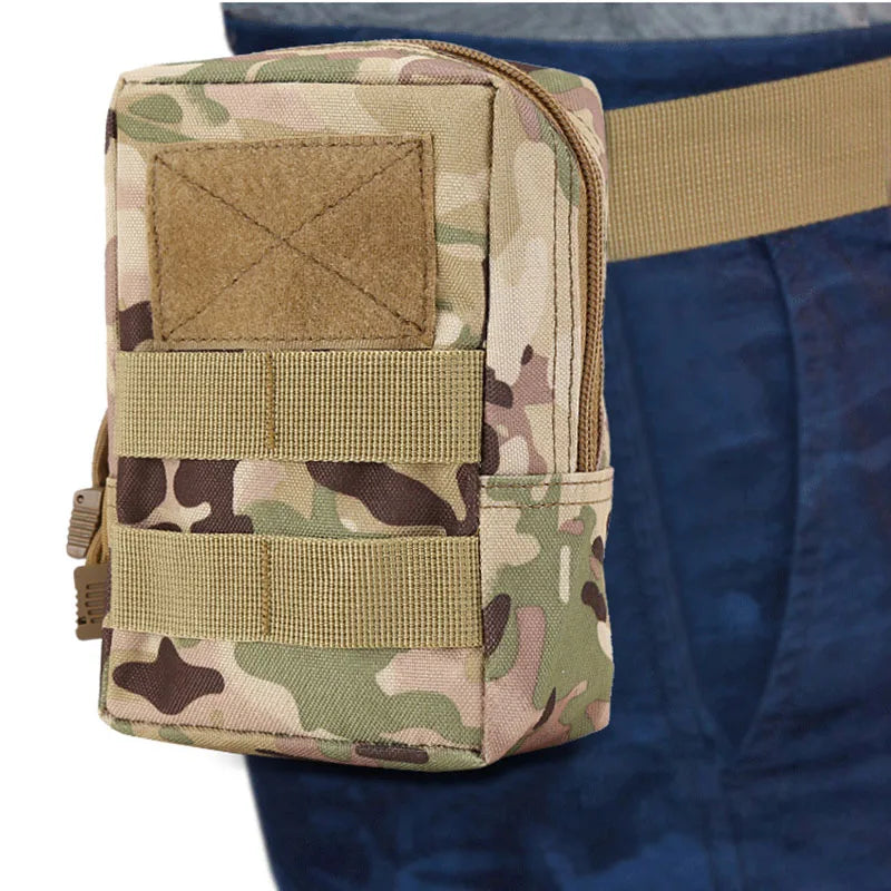 Tactical EDC Molle Pouch Waist Pack Hunting Shooting Pocket Accessories Bag Medical First Aid Bag Running Travel Camping Bag