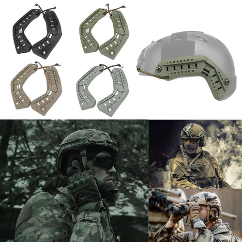 1 Pair Helmet Side Guide Rails Professional ARC Guide Rail Adapter Military Equipment for Fast Helmet Hunting Accessories